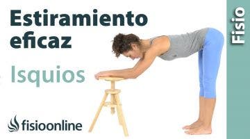 18.Estiramiento de isquiotibiales. Postura de bailarina.