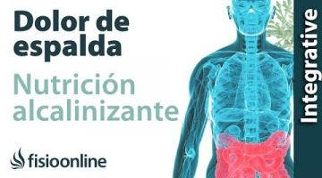 Nutrición alcalinizante y dolor de espalda, muscular y articular