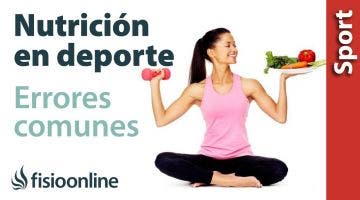 ERRORES en nutrición DEPORTIVA