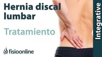 Tratamiento de la hernia discal L4 y L5 izquierda o cuarta y quinta vértebra lumbar