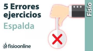 5 ERRORES FATALES que no debes de cometer al hacer ejercicios de ESPALDA