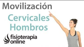 Ejercicio para movilizar cervicales y hombros. Patrón cruzado para cervicales.