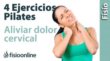 4 ejercicios de Pilates para dolor cervical