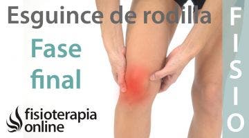 Esguince de ligamento lateral EXTERNO de rodilla. Tratamiento en su fase final