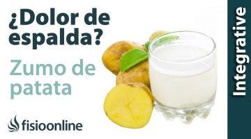 Cuida tu salud y tu espalda con zumo de patata cruda.