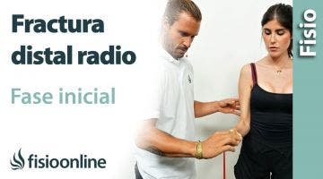 FRACTURA distal del RADIO, ejercicios fase INICIAL