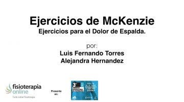 Ejercicios de McKenzie. Ejercicios para el dolor de espalda.