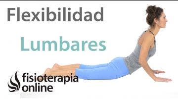 Ejercicio de Flexibilidad para las lumbares protegiendo la zona baja.