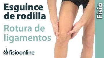 1 Cómo saber si hay un esguince de rodilla o rotura de ligamentos de rodilla