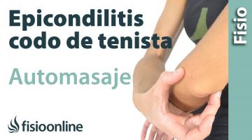 Auto-masaje para la epicondilitis o codo de tenista.