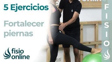 5 EJERCICIOS con pelota para FORTALECER PIERNAS