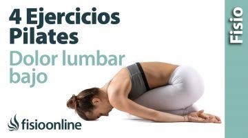 4 ejercicios de Pilates para dolor lumbar bajo