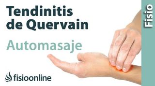 Auto-masaje para la tendinitis de Quervain o del pulgar.