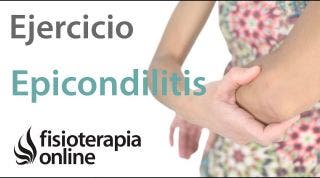 Epicondilitis.Ejercicio de potenciación o fortalecimiento para los músculos epicondileos.