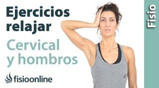 Ejercicio para relajar cervicales y hombros. Isométricos de cuello.