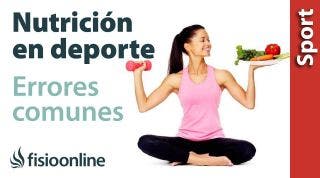 ERRORES en nutrición DEPORTIVA