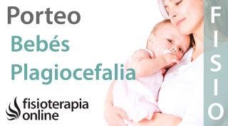 Porteo ergonómico en bebés con plagiocefalia