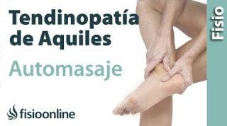 Auto-masaje para mejorar la tendinitis del Aquiles