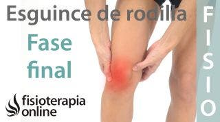 Esguince de ligamento lateral EXTERNO de rodilla. Tratamiento en su fase final