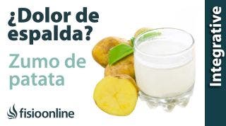 Cuida tu salud y tu espalda con zumo de patata cruda.