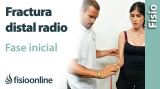 FRACTURA distal del RADIO, ejercicios fase INICIAL