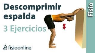 3 EJERCICIOS para TRACCIONAR y DESCOMPRIMIR la ESPALDA