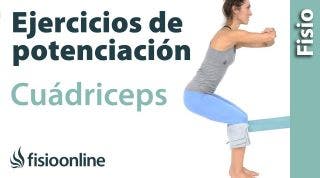 Ejercicio de potenciación o fortalecimiento excéntrico para el músculo cuádriceps