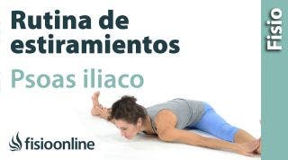 16.Estiramiento del músculo psoas iliaco.