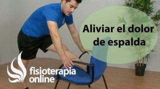 Aliviar el dolor de espalda, ejercicio de flexibilización