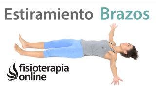 10.Musculatura anterior de los brazos.Estiramiento bilateral (tumbado)