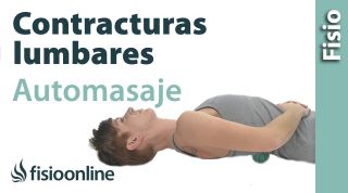 Auto-masaje para aliviar contracturas en la zona lumbar y glútea