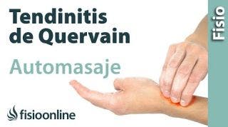 Auto-masaje para la tendinitis de Quervain o del pulgar.