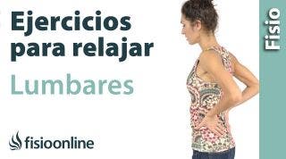 Ejercicio para relajar las lumbares y soltar la pelvis. Mejora tu dolor de espalda.