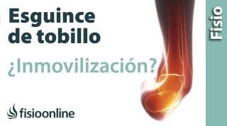 ¿Por qué NO inmovilizar un esguince de tobillo?