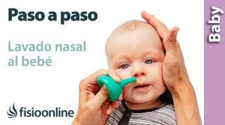 CÓMO hacer LAVADO NASAL al bebé PASO A PASO