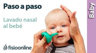 CÓMO hacer LAVADO NASAL al bebé PASO A PASO