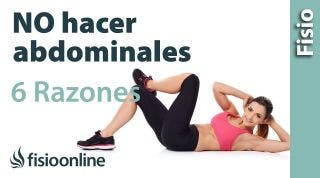 6 Razones para NO HACER ABDOMINALES que seguramente no conoces