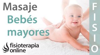 Cómo dar un masaje en bebés mayores