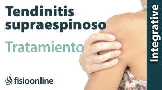 Tratamiento de la tendinitis de hombro o supraespinoso derecha