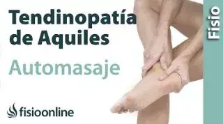 Auto-masaje para mejorar la tendinitis del Aquiles