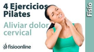 4 ejercicios de Pilates para dolor cervical