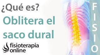 Oblitera o impronta el saco dural. ¿Qué quiere decir?