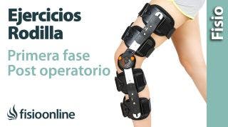 Primeras fases de la rehabilitación de la rodilla