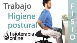 Higiene postural en el trabajo. Ejercicios de váscula pélvica