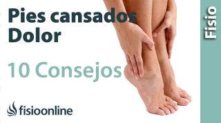 10 Consejos para el dolor de pies o pies cansados.