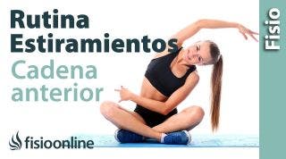 Estiramiento de cadena anterior del brazo, pectoral y bíceps