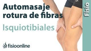 4.Auto-masaje para las roturas de fibras de los isquiotibiales.