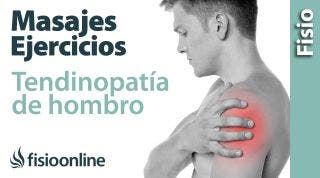 Tendinitis y dolor de hombro. Tratamiento con ejercicios, auto- masajes y estiramientos