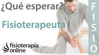 ¿Qué puedo esperar de mi fisioterapeuta?