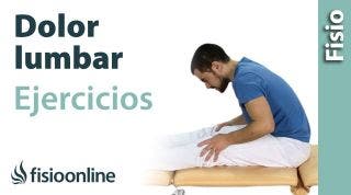 Ejercicio neurodinamico para dolor lumbar.